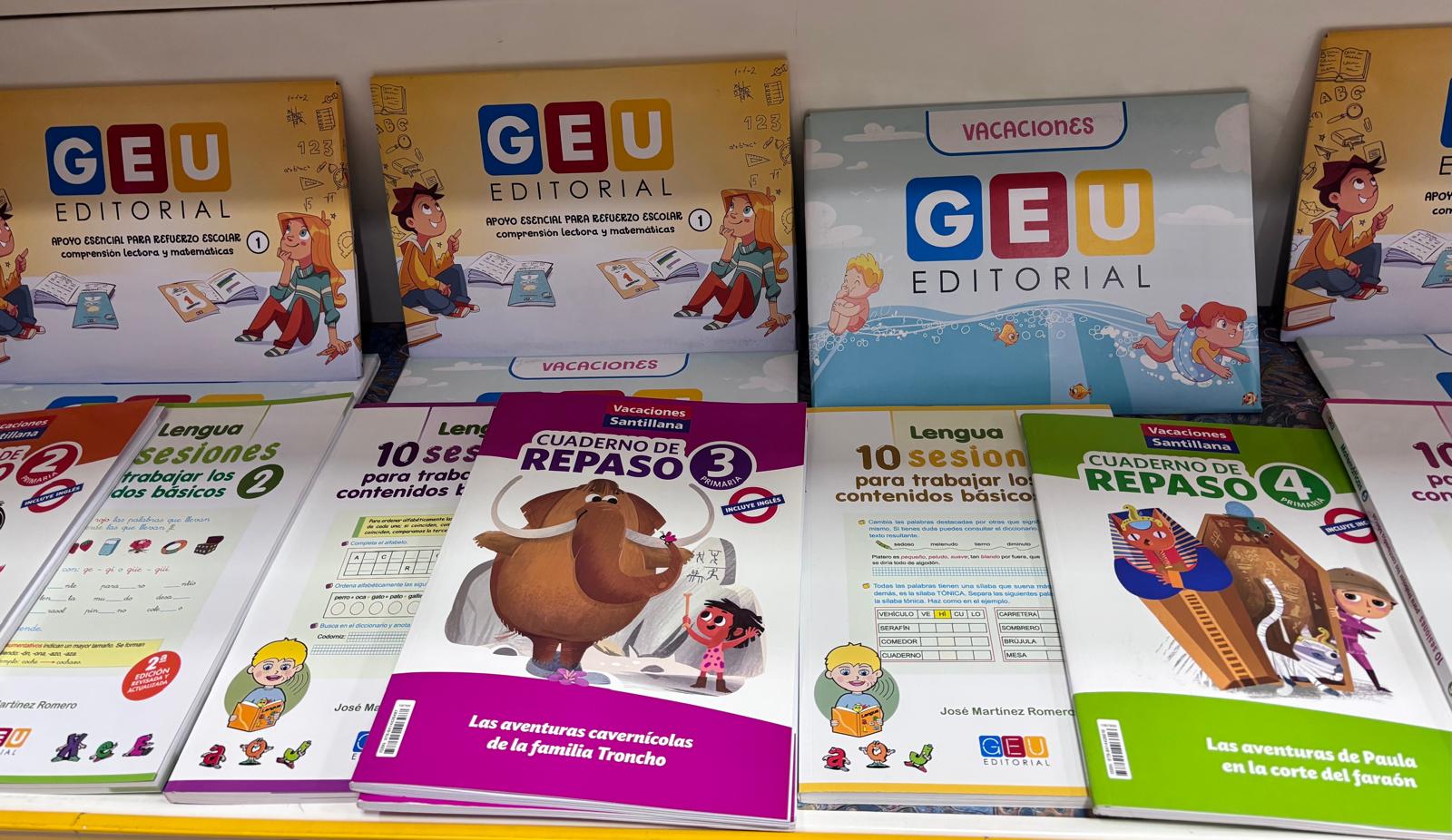 ¡Libros de refuerzo educativo de verano! ☀️